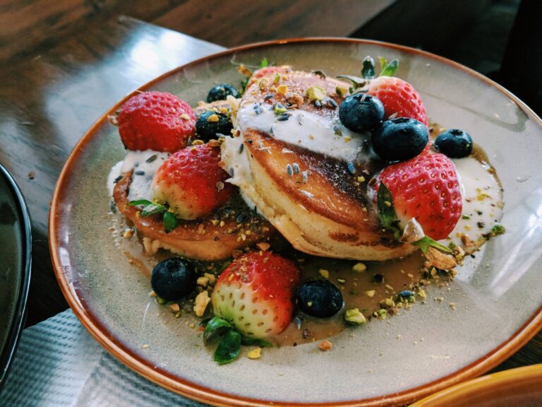A Light Strawberry Meal to Start the Day